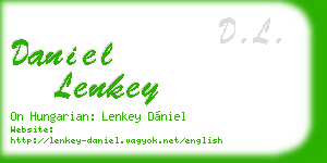 daniel lenkey business card